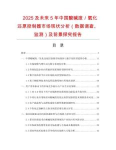 2025及未來5年中國酸堿度／氧化還原控制器市場現(xiàn)狀分析（數(shù)據(jù)調(diào)查、監(jiān)測）及前景探究報告