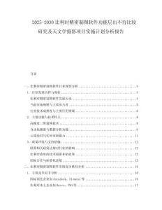 2025-2030比利時精密制圖軟件功能層出不窮比較研究及天文學攝影項目實施計劃分析報告