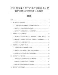 2025及未來5年二折易開收樹脂骨大花剪花傘項(xiàng)目投資價(jià)值分析報(bào)告