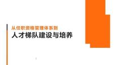 【任職資格】從任職資格管理體系到人才梯隊(duì)建設(shè)與培養(yǎng)