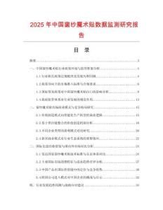 2025年中国窗纱魔术贴数据监测研究报告