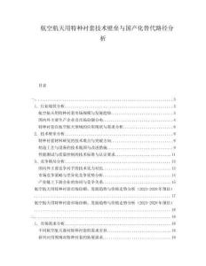 航空航天用特種襯套技術(shù)壁壘與國產(chǎn)化替代路徑分析