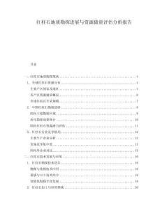 紅柱石地質勘探進展與資源儲量評估分析報告