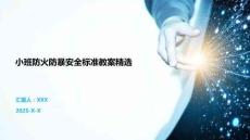 小班防火防暴安全標準教案精選