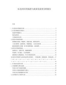 5G技術(shù)應(yīng)用場景與商業(yè)化前景分析報告