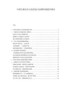 中國(guó)公寓社區(qū)文化營(yíng)造與品牌價(jià)值提升報(bào)告