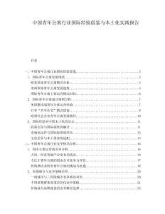 中國青年公寓行業國際經驗借鑒與本土化實踐報告