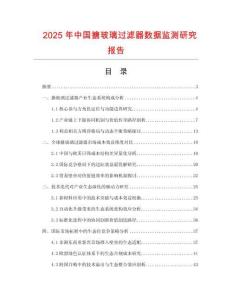 2025年中國搪玻璃過濾器數據監測研究報告