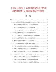 2025及未來5年中國熱轉(zhuǎn)印吊帶市場數(shù)據(jù)分析及競爭策略研究報告
