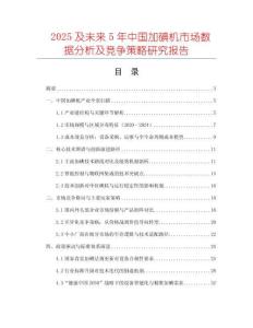 2025及未來5年中國加碘機市場數據分析及競爭策略研究報告
