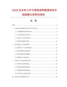 2025及未來5年中國美容養顏透明皂市場數據分析研究報告