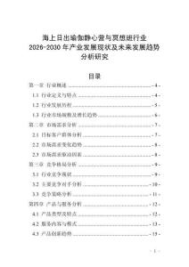 海上日出瑜伽靜心營與冥想班行業(yè)2026-2030年產業(yè)發(fā)展現(xiàn)狀及未來發(fā)展趨勢分析研究