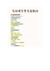 英語完形填空?？几哳l詞匯