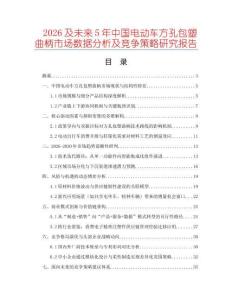 2026及未來(lái)5年中國(guó)電動(dòng)車方孔包塑曲柄市場(chǎng)數(shù)據(jù)分析及競(jìng)爭(zhēng)策略研究報(bào)告