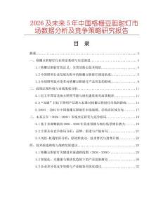 2026及未來5年中國格柵豆膽射燈市場數(shù)據(jù)分析及競爭策略研究報告
