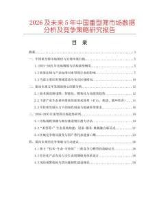 2026及未來5年中國重型篩市場數(shù)據(jù)分析及競爭策略研究報告