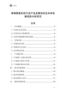草帽圖案彩繪行業產業發展現狀及未來發展趨勢分析研究
