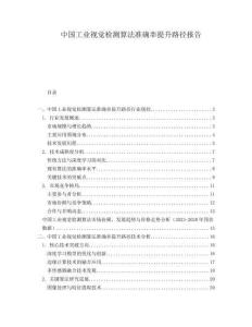 中國(guó)工業(yè)視覺檢測(cè)算法準(zhǔn)確率提升路徑報(bào)告