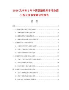 2026及未來5年中國弱酸艷紫市場數(shù)據(jù)分析及競爭策略研究報(bào)告