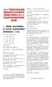 2025廣西百色市田東縣招聘田東縣芒鄉(xiāng)農(nóng)村集體投資有限公司領(lǐng)導(dǎo)人員2人筆試歷年參考題庫附帶答案詳解