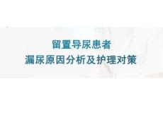 臨床留置導(dǎo)尿患者漏尿原因分析及護理對策