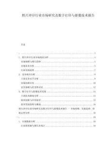 照片沖印行業(yè)市場研究及數(shù)字打印與影像技術報告