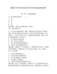 2025年喀什職業(yè)技術(shù)學(xué)院?jiǎn)握新殬I(yè)技能測(cè)試題庫附參考答案詳解【達(dá)標(biāo)題】
