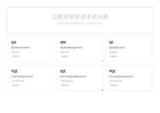 質(zhì)量管理術(shù)語