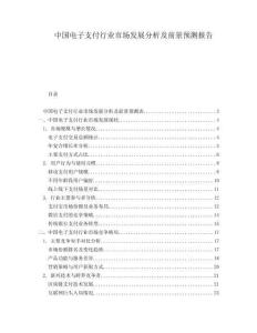 中國(guó)電子支付行業(yè)市場(chǎng)發(fā)展分析及前景預(yù)測(cè)報(bào)告