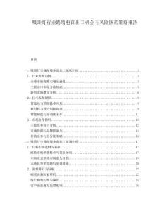 吸頂燈行業(yè)跨境電商出口機(jī)會(huì)與風(fēng)險(xiǎn)防范策略報(bào)告