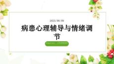 病患心理輔導與情緒調節(jié)