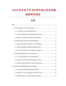 2025及未來5年BB煲市場分析及發展趨勢研究報告