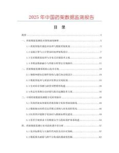 2025年中國藥架數據監測報告