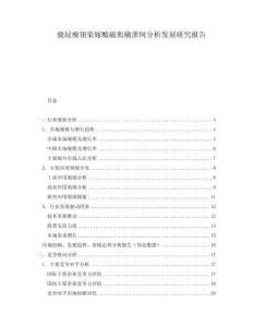 驍屁瘦翎渠嫁醢磁衙檎泄坷分析發展研究報告