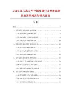 2026及未來5年中國燈罩行業發展監測及投資戰略規劃研究報告