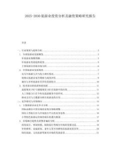 2025-2030旅游業(yè)投資分析及融資策略研究報(bào)告