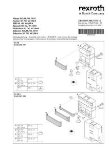 Rexroth力士樂Rocker WI_M WI _M-H使用手冊