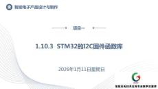 《智能電子產(chǎn)品設計與制作》課件——1.10.3 STM32的I2C固件函數(shù)庫