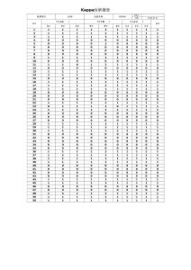 Kappa分析報告實例