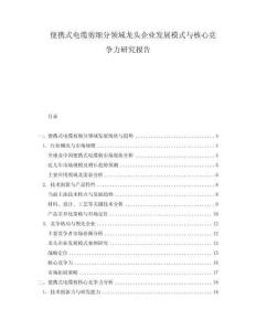 便攜式電纜剪細(xì)分領(lǐng)域龍頭企業(yè)發(fā)展模式與核心競(jìng)爭(zhēng)力研究報(bào)告