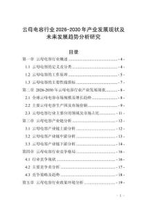 云母電容行業(yè)2026-2030年產(chǎn)業(yè)發(fā)展現(xiàn)狀及未來發(fā)展趨勢分析研究