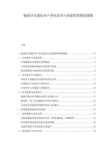 磁懸浮交通技術(shù)產(chǎn)業(yè)化前景與基建投資規(guī)劃課題