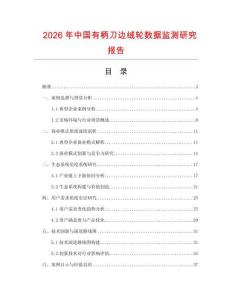 2026年中國有柄刀邊絨輪數(shù)據(jù)監(jiān)測研究報(bào)告