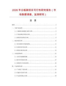 2026年白板刷項(xiàng)目可行性研究報(bào)告（市場(chǎng)數(shù)據(jù)調(diào)查、監(jiān)測(cè)研究）