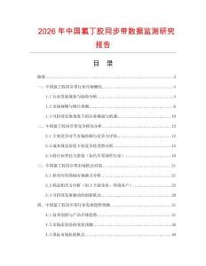 2026年中國氯丁膠同步帶數(shù)據(jù)監(jiān)測研究報(bào)告