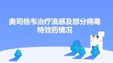奧司他韋治療流感及部分病毒特效藥情況