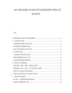 2025國際恐怖行業(yè)風險分析及投資防御與網(wǎng)絡(luò)安全技術(shù)研究