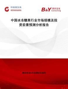 中國冰凍糖果行業市場規模及投資前景預測分析報告