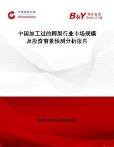 中國加工過的鱷梨行業(yè)市場規(guī)模及投資前景預(yù)測分析報(bào)告