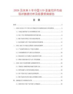 2026及未來5年中國LED圣誕花環(huán)市場現(xiàn)狀數(shù)據(jù)分析及前景預(yù)測報(bào)告